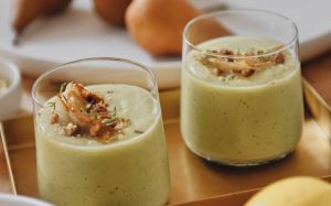 Poached Pear & Rosemary Smoothie