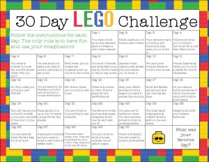 30-day Lego challenge